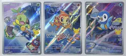 Pokemon TCG- First Partner Illustration Collection Series 1 Sinnoh Starters - Image 1