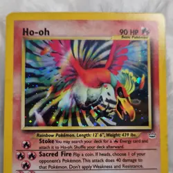 Pokemon Ho-oh 7/64 Neo Revelation Holo Rare 2000 Basic 90 HP Unlimited - Image 4