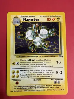 Pokemon TCG Magneton Fossil 11/62 Holo 1999-2000 Wizards Base Set Nm-/lp+ - Image 1