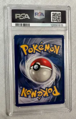 1999 Pokemon Base Set Unlimited PIKACHU Yellow Cheeks #58 PSA 8 NM-MT - Image 2