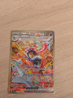 Pokemon TCG - Greninja ex 214/167 - Twilight Masquerade - SPANISH - Image 1
