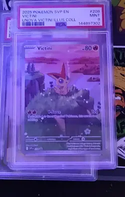 Pokemon TCG Illustration Rare Lot Victini Larvitar - Image 1