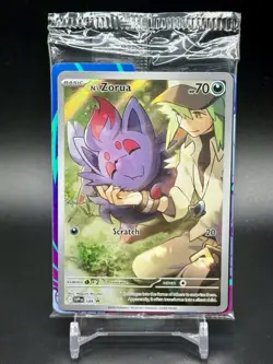 SEALED N's Zorua 189 Journey Together ETB black Star PROMO Pokemon TCG - Image 1