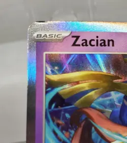 ZACIAN PROMO HOLO RARE PHANTASMAL FLAMES PRE RELEASE MEP 015 POKEMON LP - Image 3