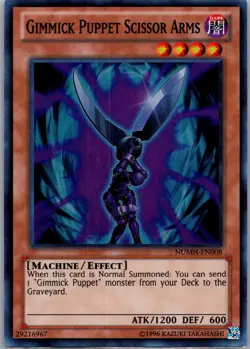 Gimmick Puppet Scissor Arms NUMH-EN008 Super Rare NM - Image 1