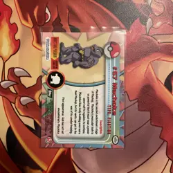 1999 Topps Pokemon TV #67 Machoke Black Label TCG IR AR - Image 3