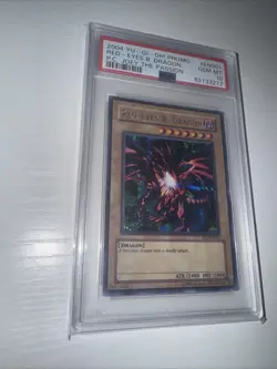 Low Pop! 💎Yu-Gi-Oh Red Eyes Black Dragon PCJ-EN001 PSA 10 - Image 1