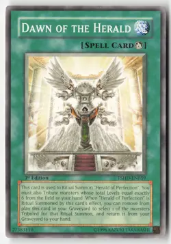 Yugioh - Dawn of the Herald TSHD-EN059 1st Edition - The Shining Darkness - Image 1