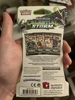 POKEMON Sun & Moon CELESTIAL STORM Sleeved Booster Pack Brand New Pack Excellent - Image 2
