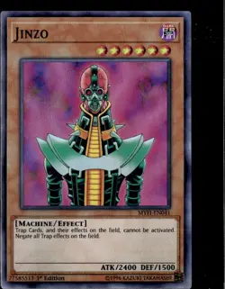 Yu-Gi-Oh! Jinzo 1st Edition Ultra Rare MYFI-EN041 Holo - Image 1