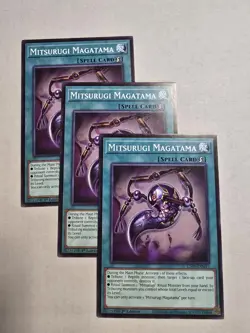 3x Mitsurugi Magatama 1st Edition Common L26D-ENM17 Yu-Gi-Oh! - Image 1