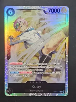 ** One Piece TCG EB04 Koby SR EB04-044 Foil ** - Image 1