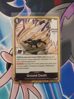 Ground Death OP14-096 Rare - The Azure Sea's Seven One Piece TCG - English - Image 1