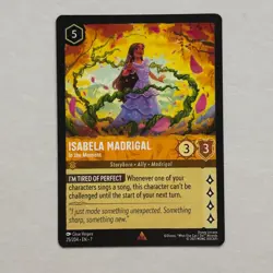 Isabela Madrigal 25/204 Disney Lorcana Archazia's Island Regular Rare Card NM - Image 1