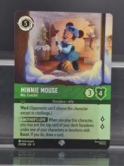 Disney Lorcana Minnie Mouse – Mrs. Cratchit 213/204 Winterspell Epic - Image 1