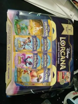 Disney Lorcana Trading Card Game 2 Decks 4 Booster Packs 1 Promo Card -Sealed - Image 1
