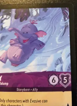 Lumpy - Playful Heffalump 56/204 Common Winterspell Disney Lorcana TCG - Image 3
