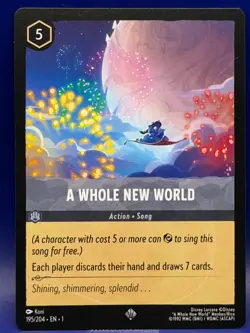 Disney Lorcana A Whole New World 195/204 Super Rare EN 1 The First Chapter - Image 5