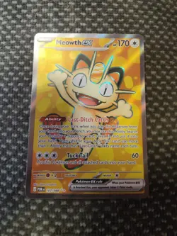 Meowth EX 107/088 - Perfect Order Full Art - Near Mint Pokemon TCG - Image 1