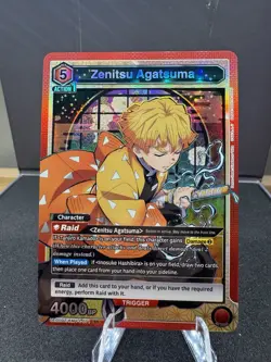 Union Arena Demon Slayer Kimetsu no Yaiba - Zenitsu Agatsuma SR UE05BT/KMY-1-071 - Image 1