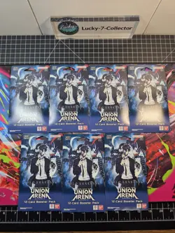 (LOT OF 7) Union Arena Solo Leveling Sleeved Booster Pack English Bandai NEW! - Image 2