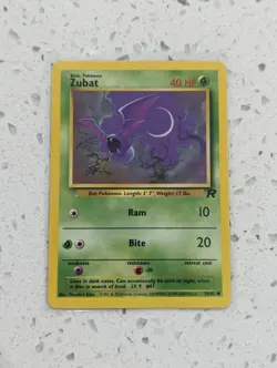 Pokemon TCG Zubat Team Rocket 70/82 Regular Unlimited Common LP - Image 1