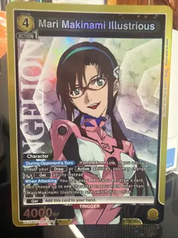 Union Arena Evangelion Mari Makinami Illustrious 018 SR - Image 1