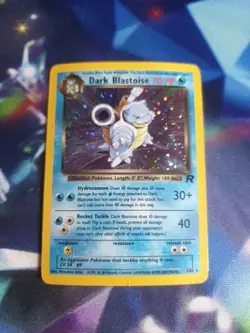 Pokemon TCG Team Rocket Dark Blastoise Holo Card 3/82 WOTC Rare 1999-2000 - Image 1