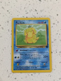 Pokemon TCG Psyduck Team Rocket 65/82 Regular Unlimited Common LP+ - Image 1