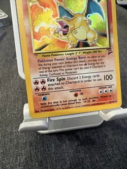 Pokemon TCG Charizard Base Set 2 Holo Card 4/130 - Image 5
