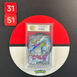 Pokemon Card sv4a 324/190 Skeledirge ex SSR Shiny Treasure ex Grade10 - Image 1