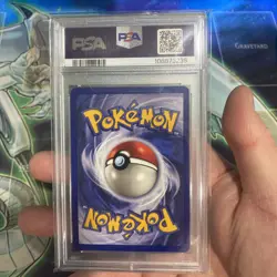 1999 Pokemon TCG Gengar Fossil Holo Card 5/62 1st Edition Psa 8 - Image 3