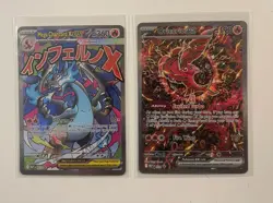 NM Phantasmal Flames Mega Charizard X ex 023 Holo UPC Promo Cards Set - Image 1