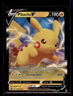 Pikachu V - Promo SWSH: Sword & Shield Promo Cards SWSH061 NM - Image 1