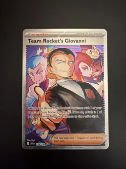 Pokemon TCG Team Rocket's Giovanni Destined Rivals Card 238/182 - Image 1
