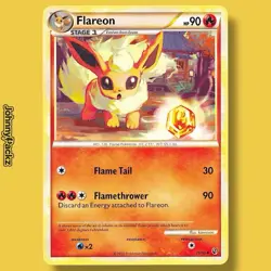 Flareon 26/90 - 2010 Undaunted Heart Gold Soul Silver - Pokemon Card VLP - Image 1