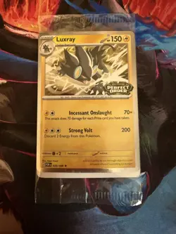 Luxray 028/088 Perfect Order Best Buy Stamped Promo Sealed Pokemon Card Mint! - Image 1