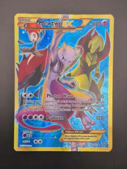 Mewtwo EX (163/162) XY BREAKthrough Full Art Secret Rare Pokemon Card HP - Image 1