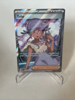 Tulip 244/182 2024 Paradox Rift Ultra Rare Full Art Trainer Pokemon TCG Card NM - Image 1