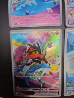 Pokemon 2026 First Partner Illustration Collection Series 1 Promo Set 9 Cards - Image 2