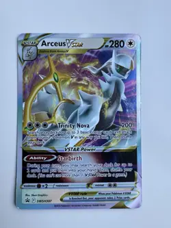 Arceus VSTAR - SWSH307 - Pokemon Sword & Shield Promo Ultra Rare Holo Card - Image 1