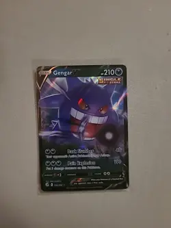 Pokemon TCG Fusion Strike Gengar v Ultra Rare Card 156/264 - Image 2
