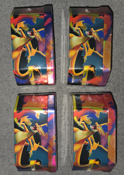 Pokemon TCG Mega Charizard EX Tins Set of 4 (X & Y) FACTORY SEALED - Image 2