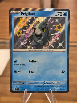 Frigibax 128/091 Shiny Holo Pokemon SV: Paldean Fates English NM Free Shipping! - Image 1