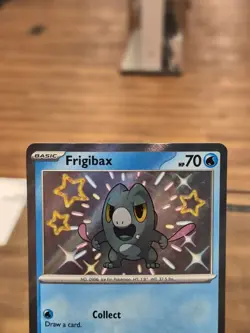 Frigibax 128/091 Shiny Holo Pokemon SV: Paldean Fates English NM Free Shipping! - Image 2