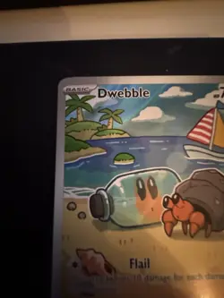 Dwebble 129/086 SV: Black Bolt Illustration Rare Full Art NM Pokemon TCG - Image 4