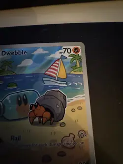 Dwebble 129/086 SV: Black Bolt Illustration Rare Full Art NM Pokemon TCG - Image 5