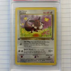 1999 Pokemon Jungle Eevee 1st Edition PSA 10 Gem Mint 51/64 - Image 4