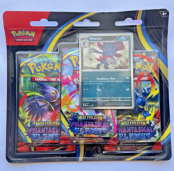 Phantasmal Flames WEAVILE 3 PACK BLISTER Pokemon Sealed - Image 1