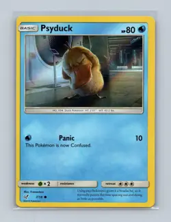 Psyduck 7/18 Common Detective Pikachu Pokemon Lightly Played - Image 1